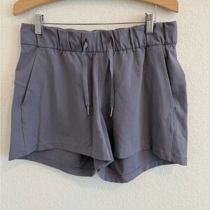 Lululemon On The Fly Shorts Purple Gray Size 8
